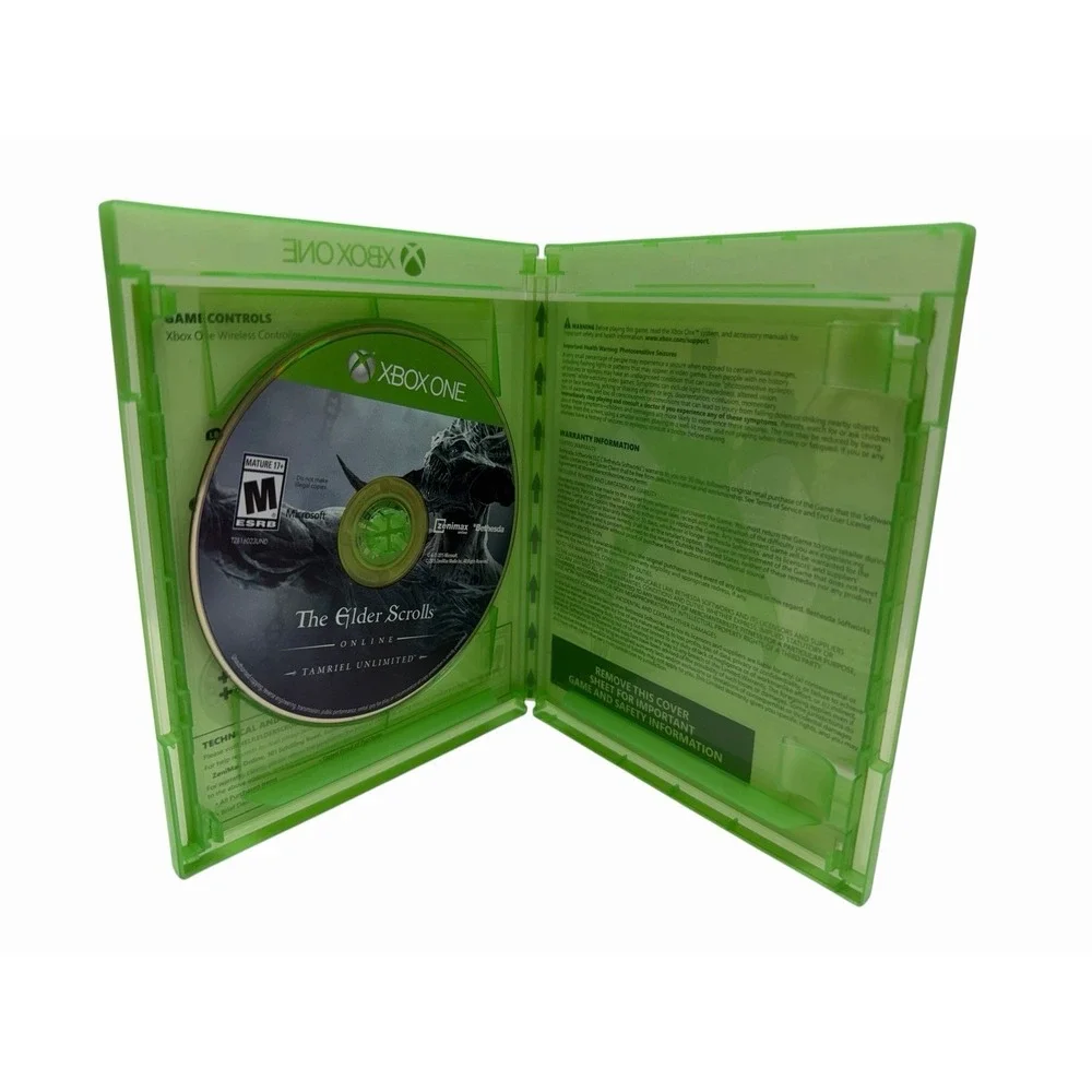 The Elder Scrolls Online Tamriel Unlimited (Microsoft Xbox One) GAME DISC & CASE